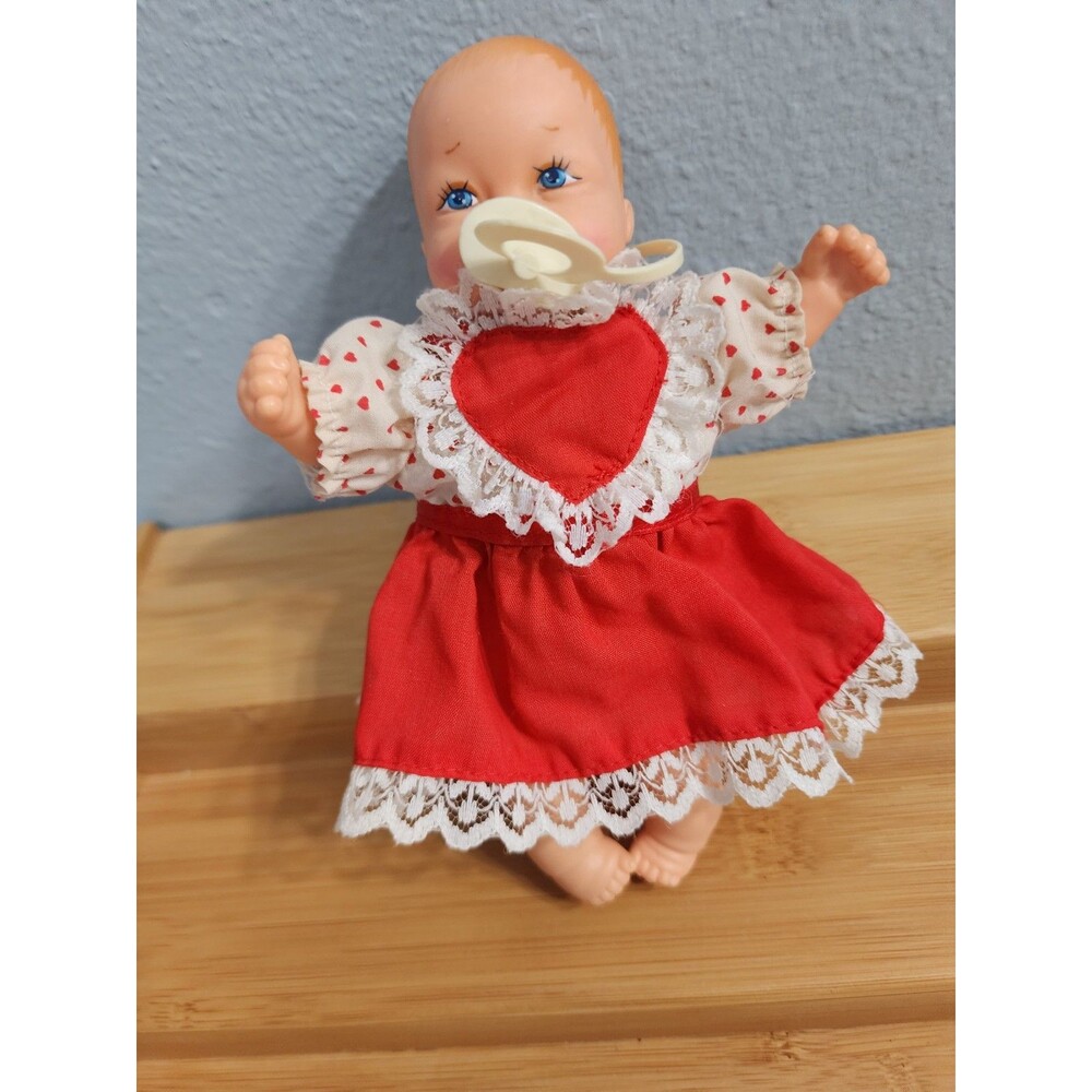 Vintage 1988 Lewis Galoob Baby Doll Bouncing Baby LGTI 6” Baby Doll READ